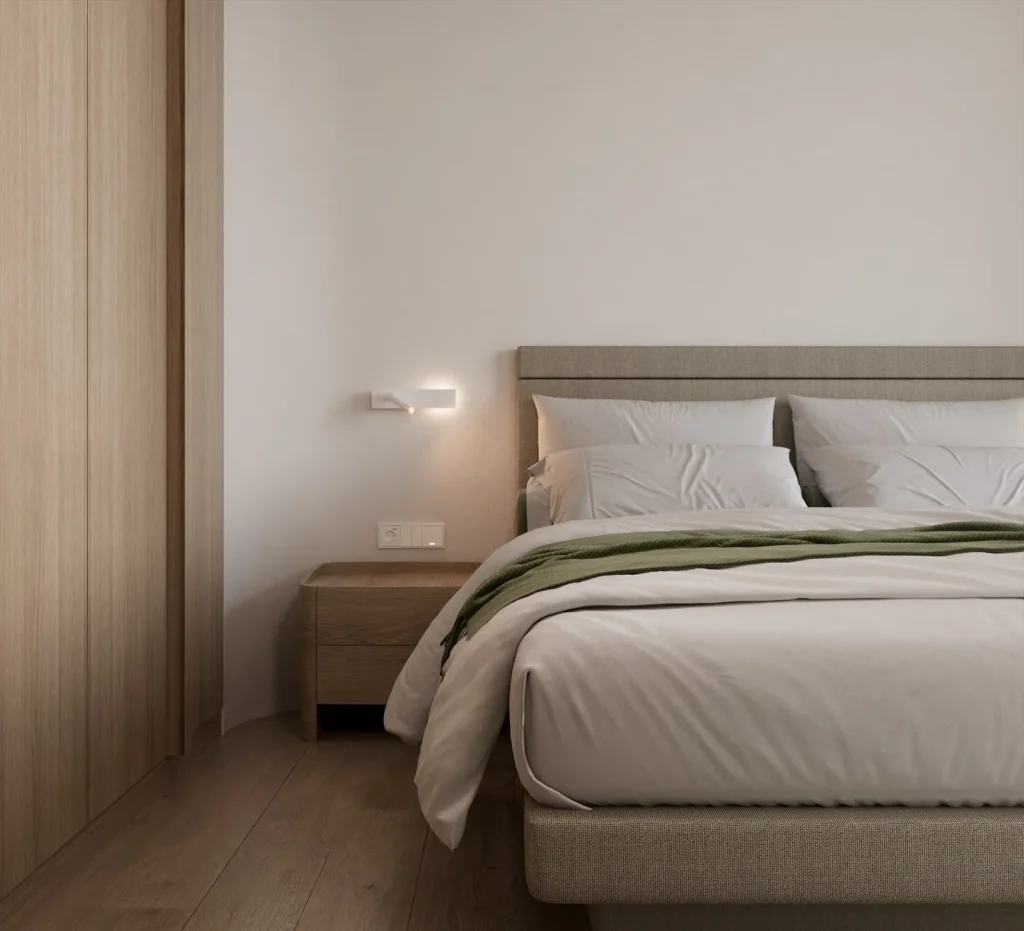 MARĒ one-bedroom seaside residence interior, Eretria